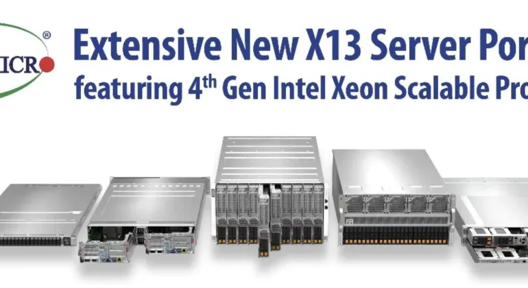 Supermicro Unveils a Broad Portfolio of Performance Optimized and Energy Efficient (Air and Liquid Cooled) Systems Incorporating 4th Gen Intel® Xeon® Scalable Processors